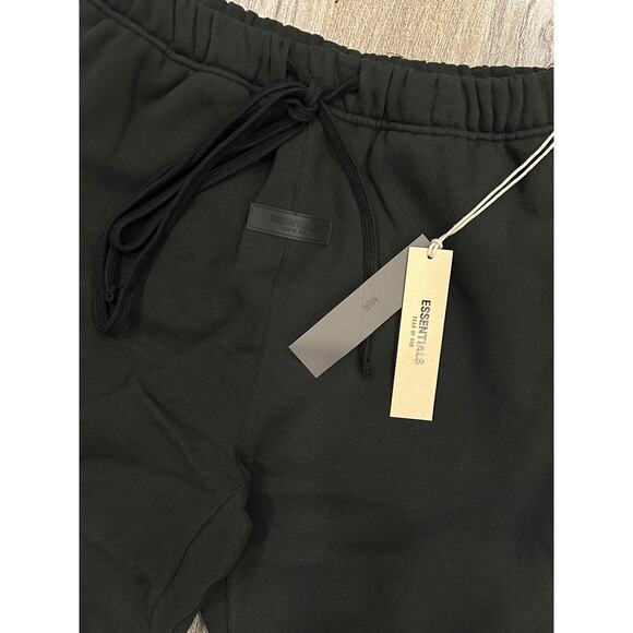 Essentials Fear of God Men's SS22 Jogger Sweatpants Black Stretch Limo Authentic - Picture 4 of 13
